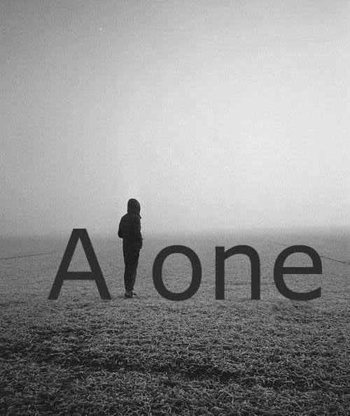 عکس نوشته غمگین تنهایی اینستاگرام