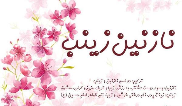 عکس نوشته نازنین زینب
