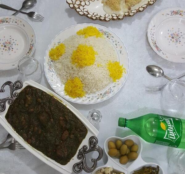 عکس سبزی قورمه سبزی