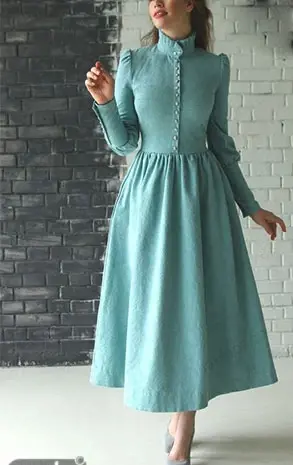 عکس مدل مانتو دخترانه بلند جلو بسته