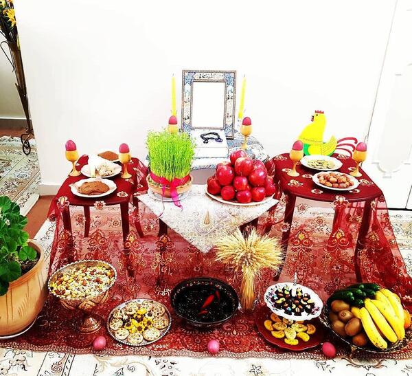عکس ایده تزیین خانه برای عید نوروز