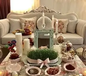 عکس ایده تزیین خانه برای عید نوروز