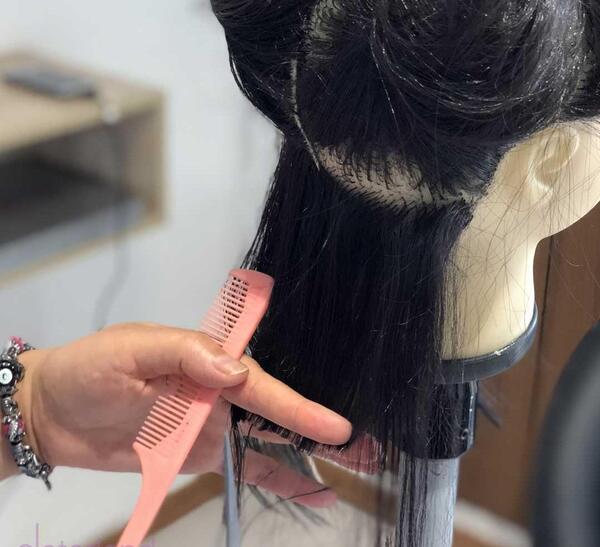 عکس آموزش کوتاهی مو زنانه