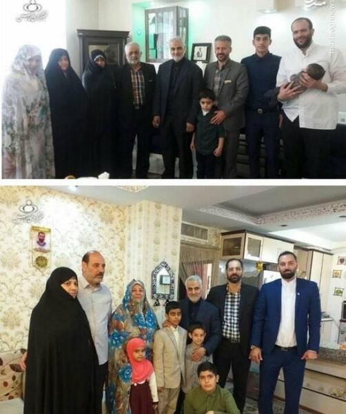 عکس خانواده غلامعلی سلیمانی