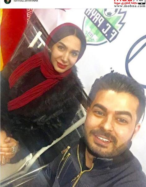 عکس بهزاد پکس و همسرش