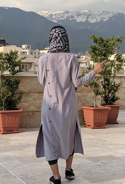 عکس مدل مانتو دخترانه پارچه میکرو