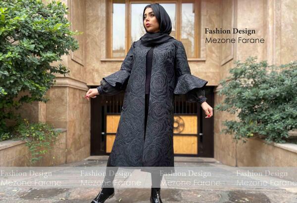 عکس مدل مانتو ژاکارد در اینستا