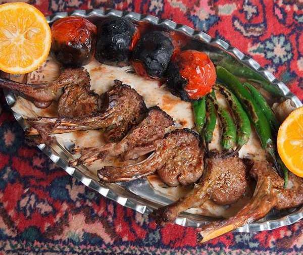 عکس چلو کباب شیشلیک