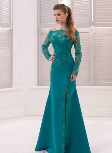 عکس لباس مجلسی شیک پوشیده بلند