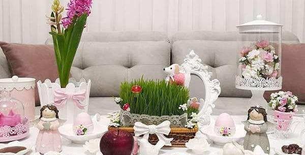 عکس نوزاد با سفره هفت سین