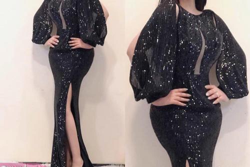 عکس لباس مجلسی کوتاه شاین