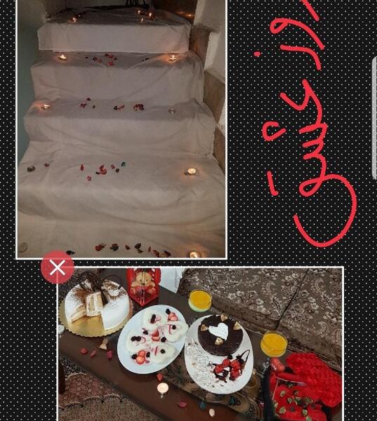 عکس ایده آشپزی برای ولنتاین