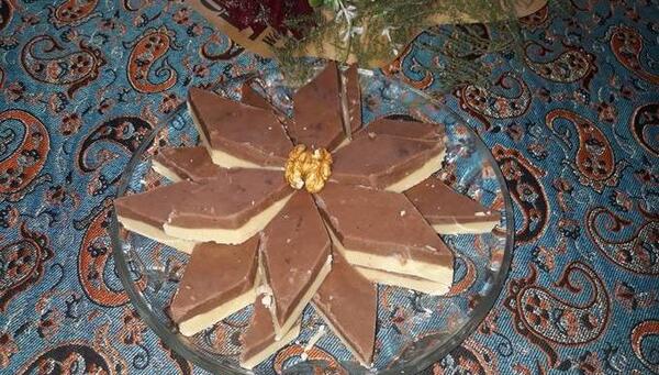 عکس حلوا دو رنگ