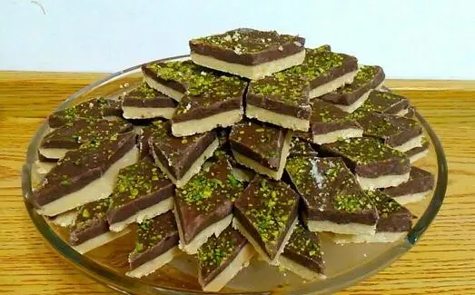 عکس حلوا دو رنگ