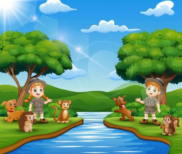 عکس منظره کارتونی زیبا