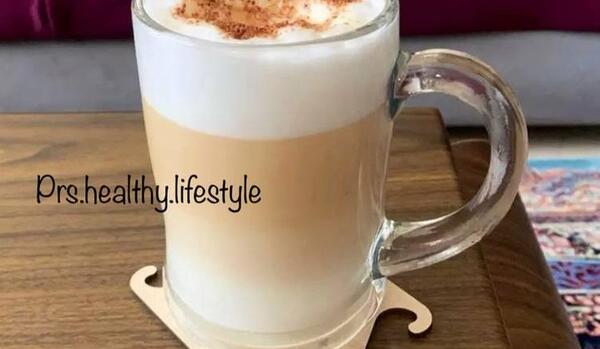 عکس چای لاته