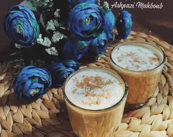 عکس چای لاته