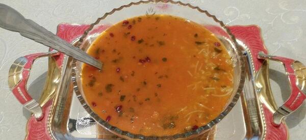 عکس سوپ جو خانگی