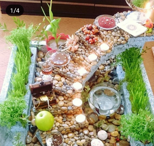 عکس هفت سین حصیری