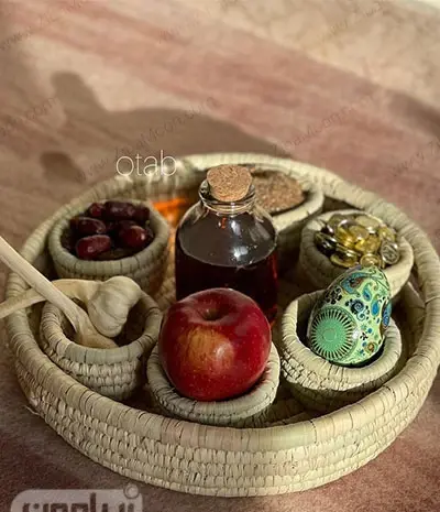 عکس هفت سین حصیری