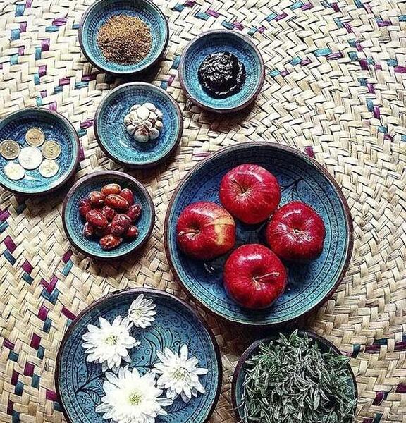 عکس هفت سین حصیری