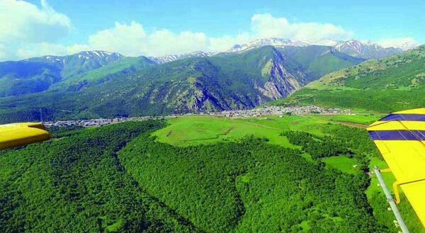 عکس هوایی پیرانشهر