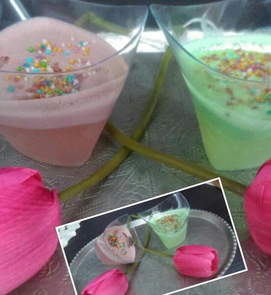 عکس ژله بستنی در لیوان