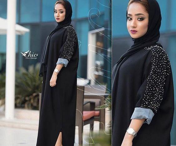 عکس مدل جدید مانتو بلند عبایی