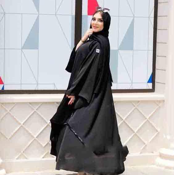 عکس مدل جدید مانتو بلند عبایی