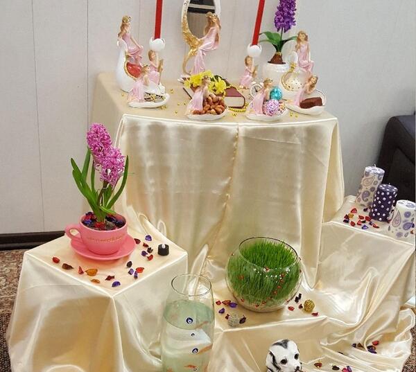 عکس سفره هفت سین عید