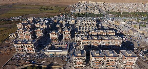 عکس هوایی سرپل ذهاب