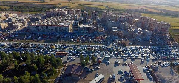 عکس هوایی سرپل ذهاب