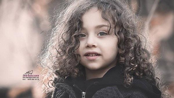 عکس بچه چشم سبز