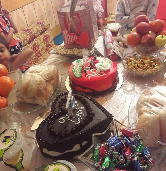 عکس کیک رقیه جان تولدت مبارک