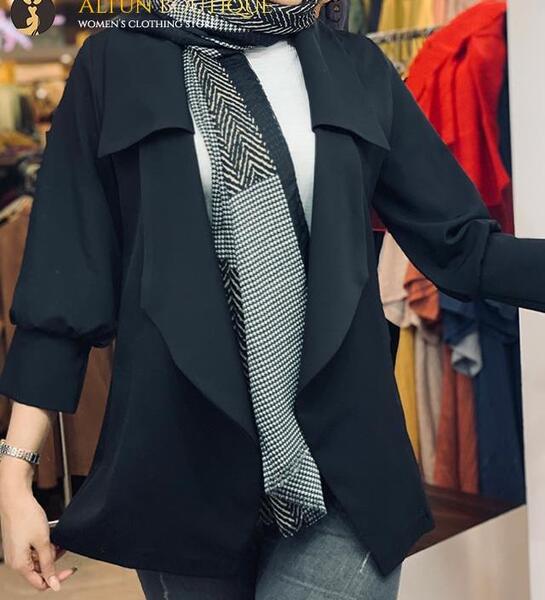 عکسهای مانتو کتی مشکی
