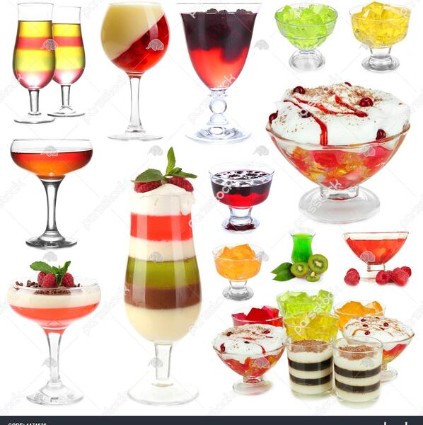 عکس ژله سفید