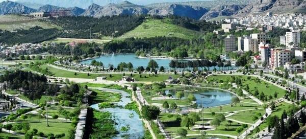 عکس هوایی دریاچه کیو