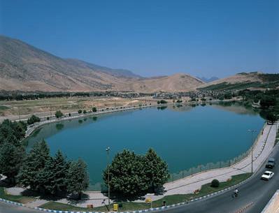 عکس هوایی دریاچه کیو