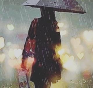 عکس باران تو ماشین