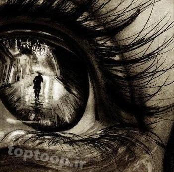 عکس چشمان گریان برای پروفایل
