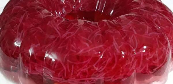 عکس ژله ساده خانگی