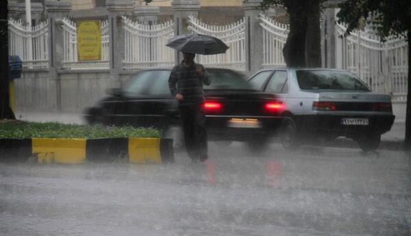 عکس باران شدید