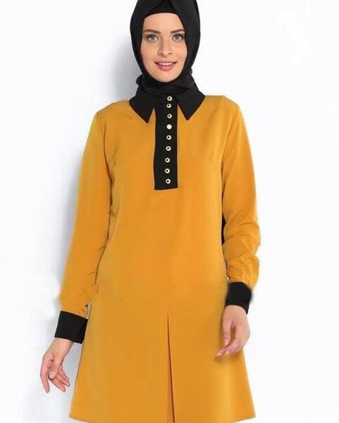 عکس مدل مانتوی جدید دخترانه جلو بسته