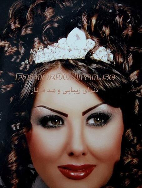 عکس عروس چشم عسلی