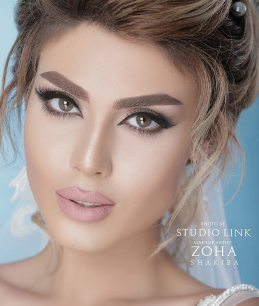 عکس عروس چشم عسلی