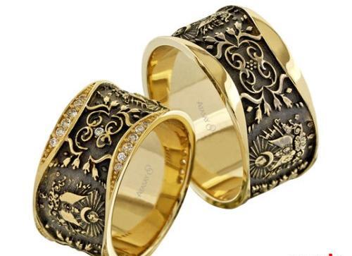 عکسهای حلقه ازدواج طلا