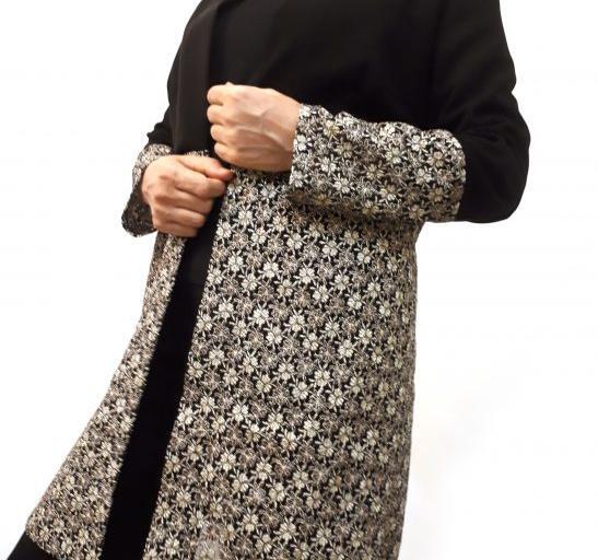 عکس مدل مانتو کرپ مشکی