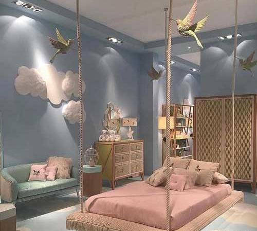 عکس ایده های جالب برای دکوراسیون اتاق دخترانه