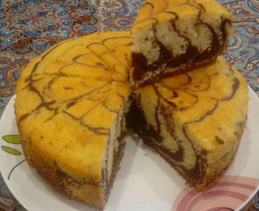 عکس کیک زبرا