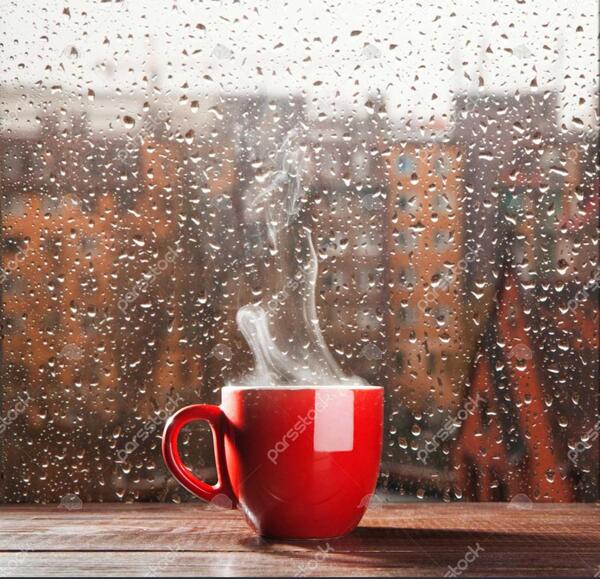 عکس باران چای